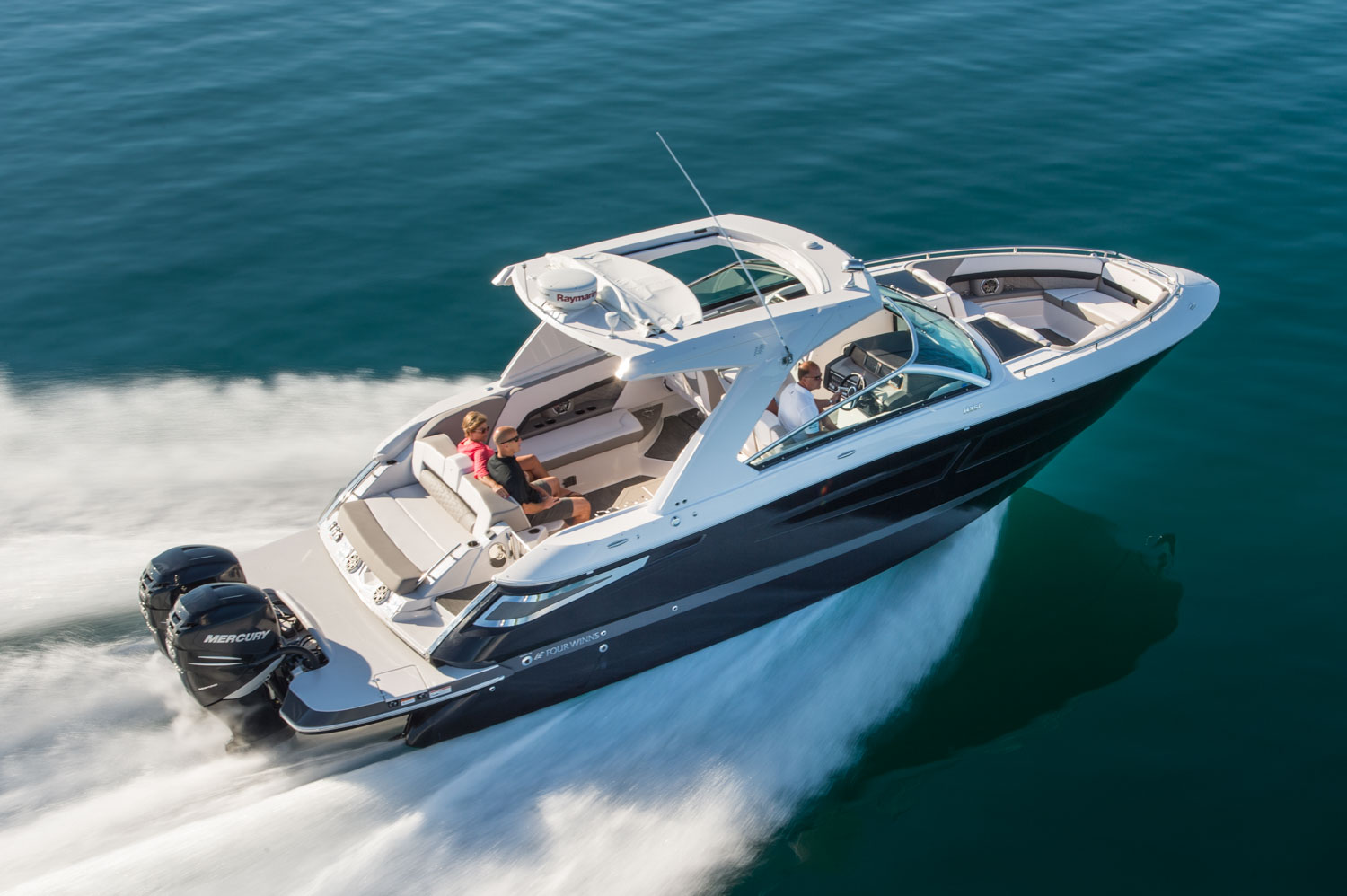 Boat from birds eye view