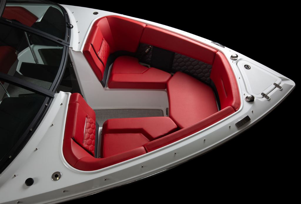 seating the bow of the 2023 Four Winns HD2Surf