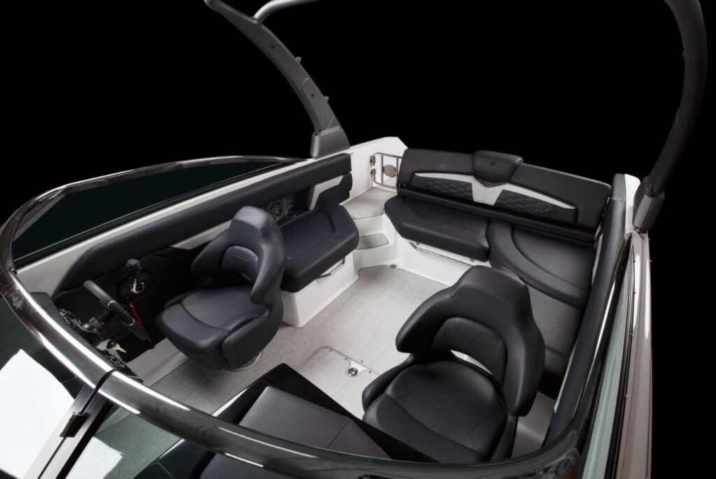 interior of the 2023 Four Winns HD5Surf