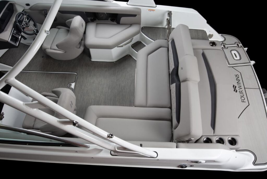 interior of the 2023 Four Winns HD3Surf