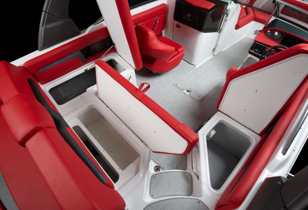 storage under the seats