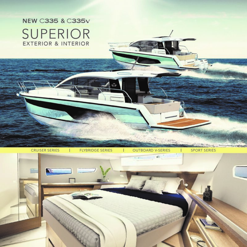 Exterior and interior shots of sealine
