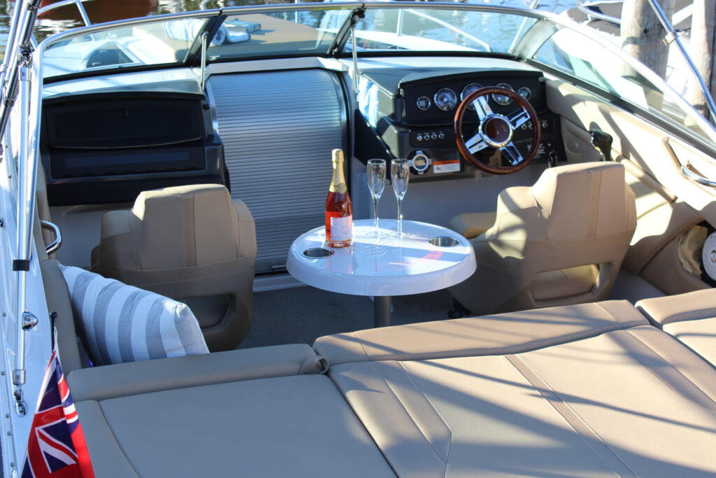 seating area and driving area