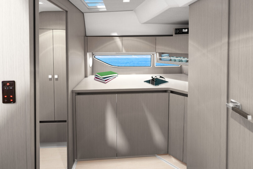 kitchen in light gray