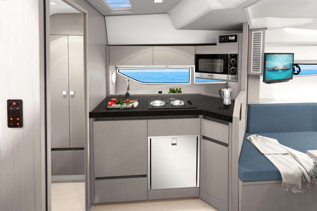 kitchen in light gray