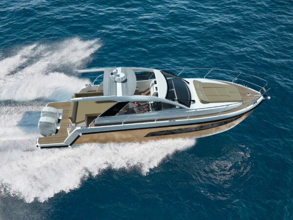 Sealine S335V from a birds eye view