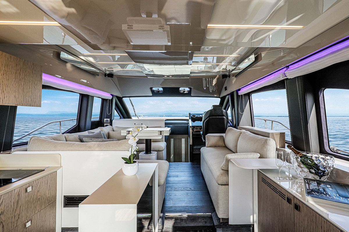 interior of a Cranchi