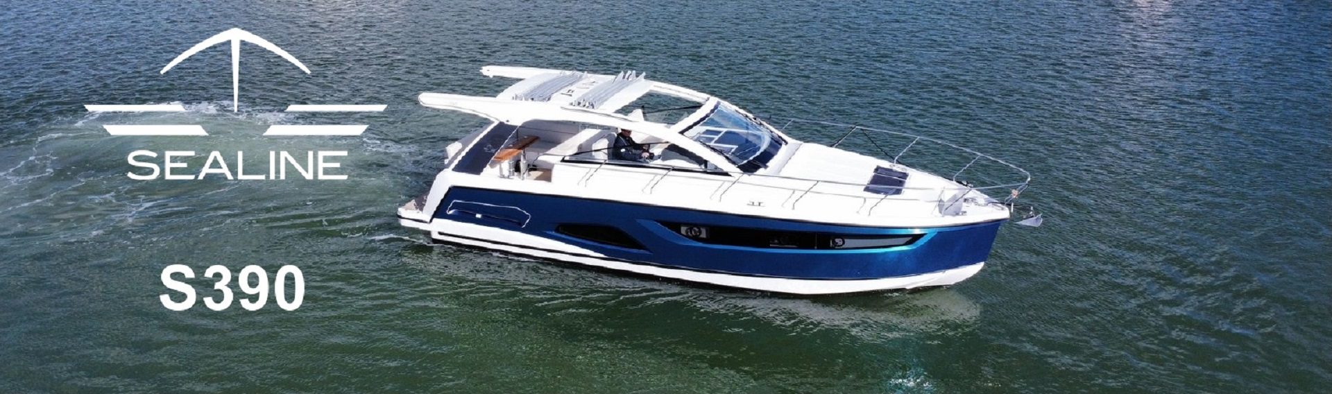 Birds eye view of sealine S390