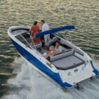 people enjoying them selves on a boat